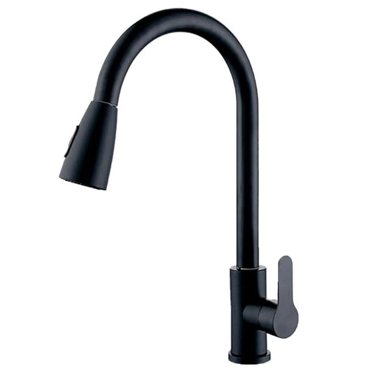 Pull-Out Kitchen Faucet with Dual Spray & 360° Swivel