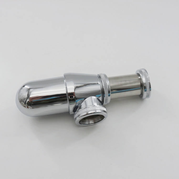 Chrome Plated Drain Pipe for Wash Basin – Durable Stainless Steel Bottle Trap
