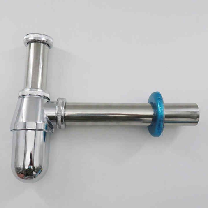 Chrome Plated Drain Pipe for Wash Basin – Durable Stainless Steel Bottle Trap