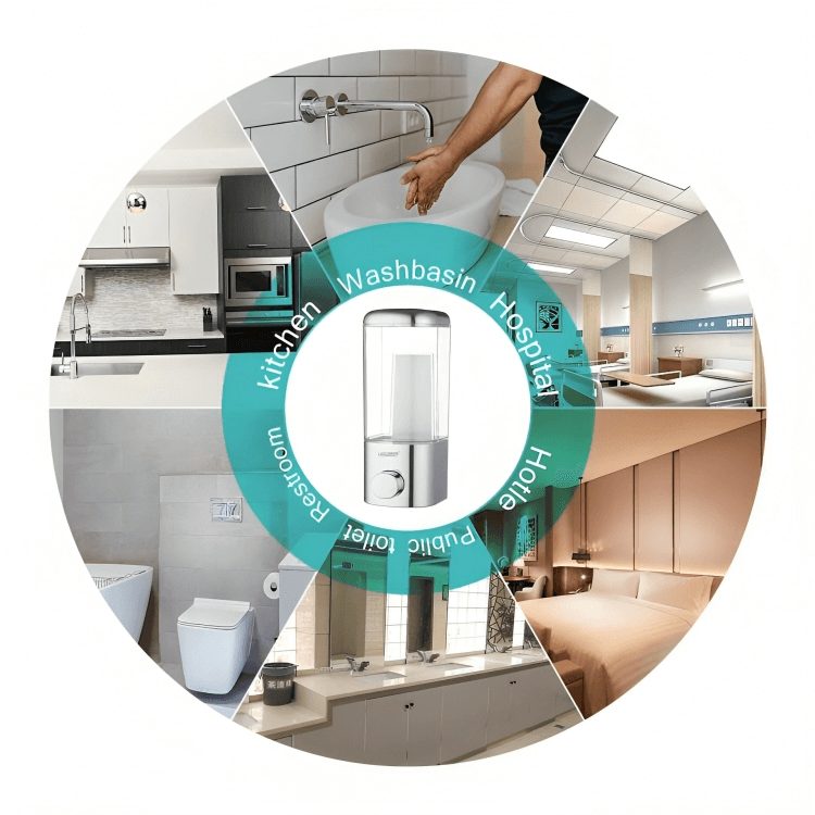 Sanitify™ Wall-Mount Soap Dispenser