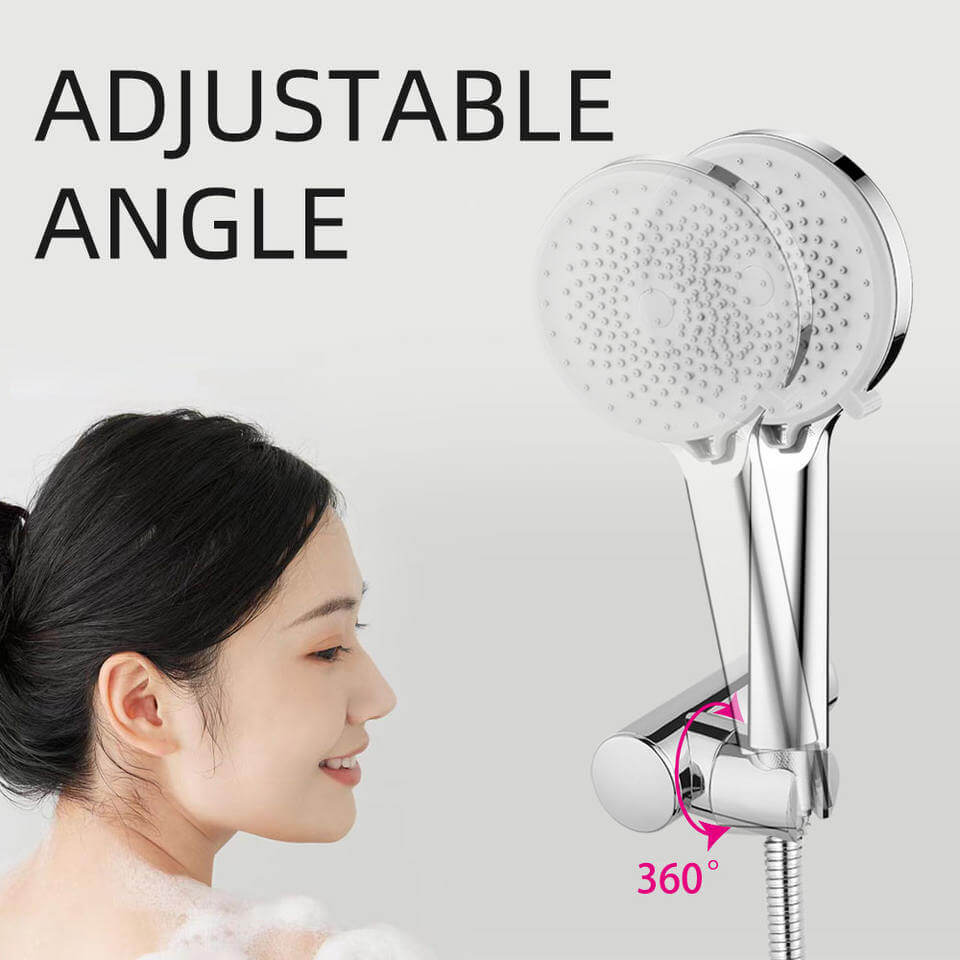 Sanitify Premium complete Hand Shower Set – 304 Steel Chrome Finish