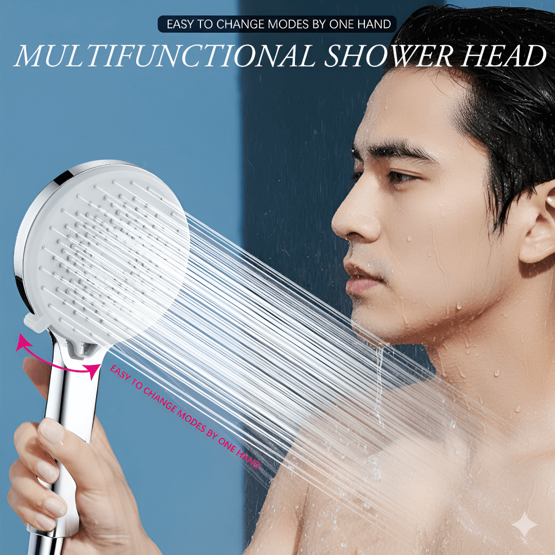 Sanitify Premium complete Hand Shower Set – 304 Steel Chrome Finish