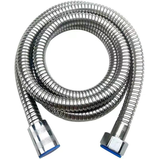 Stainless Steel Hand Shower Hose – 1.5m Flexible Chrome-Plated Pipe for Bidet & Bathroom