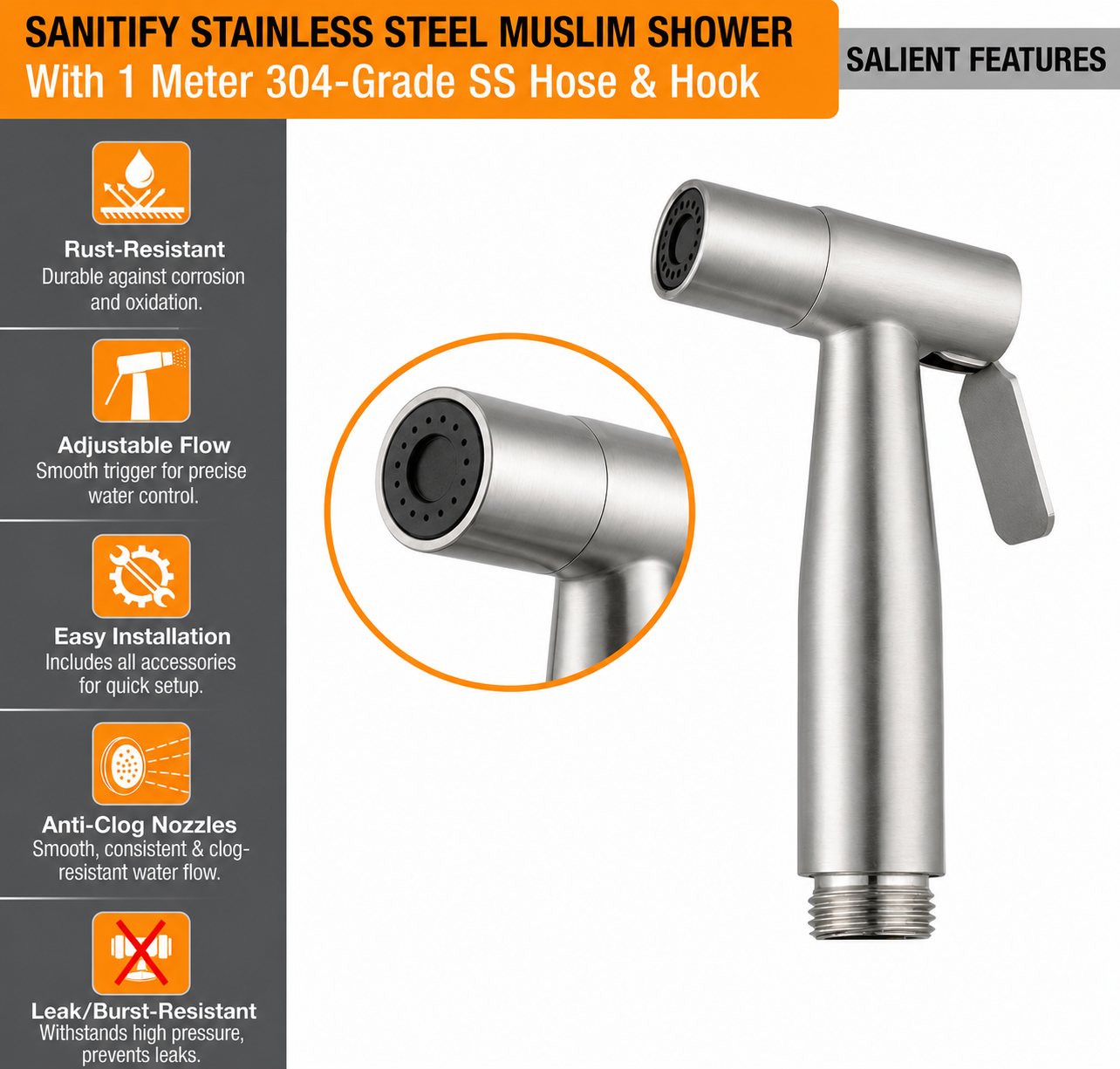 Sanitify Muslim Shower