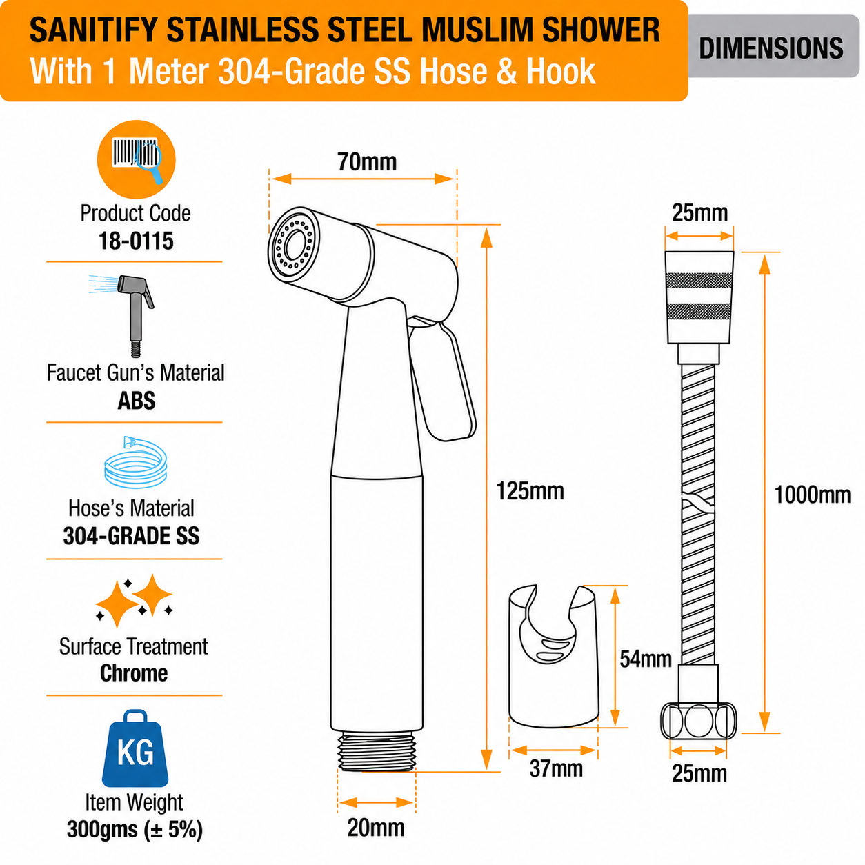 Sanitify Muslim Shower