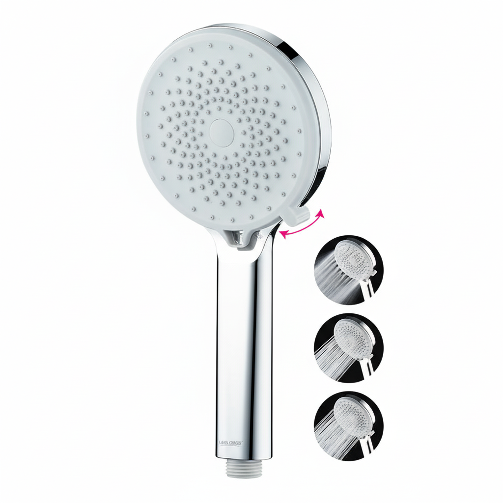Sanitify Premium complete Hand Shower Set – 304 Steel Chrome Finish